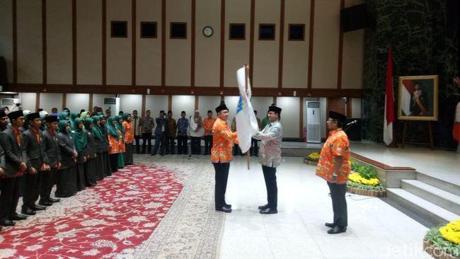 Anies Lepas Delegasi Seleksi Tilawatil Quran