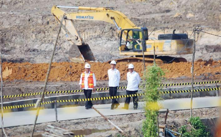 Presiden Minta Embung Rawa Sari Rampung 2018