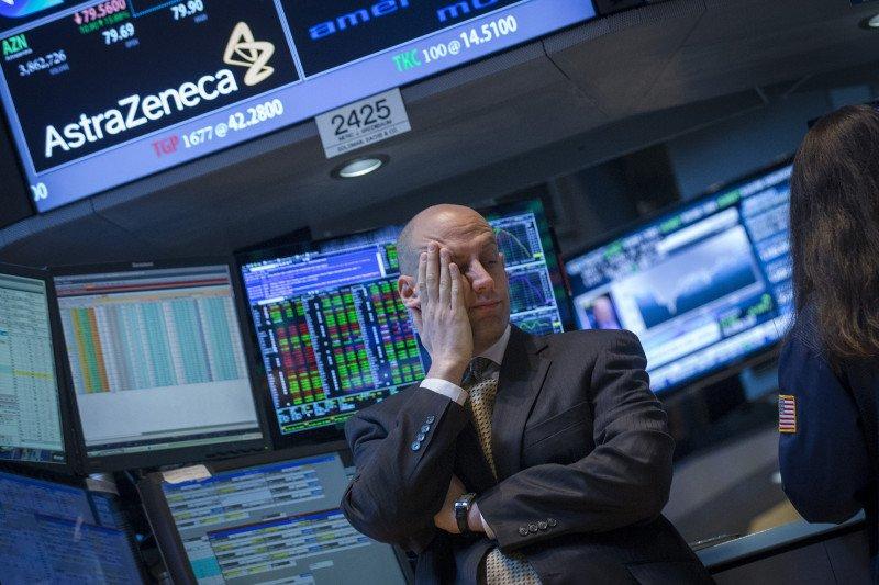 Wall Street Beragam, Dow dan S&P Ditutup Turun Karena Kekhawatiran Virus