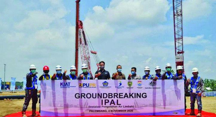 Emiten Konstruksi Bangun IPAL di Palembang
