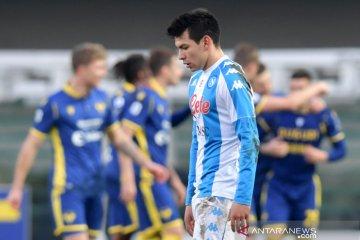 Napoli Takluk 1-3 dari Verona meski Lozano Ukir Gol Tercepat