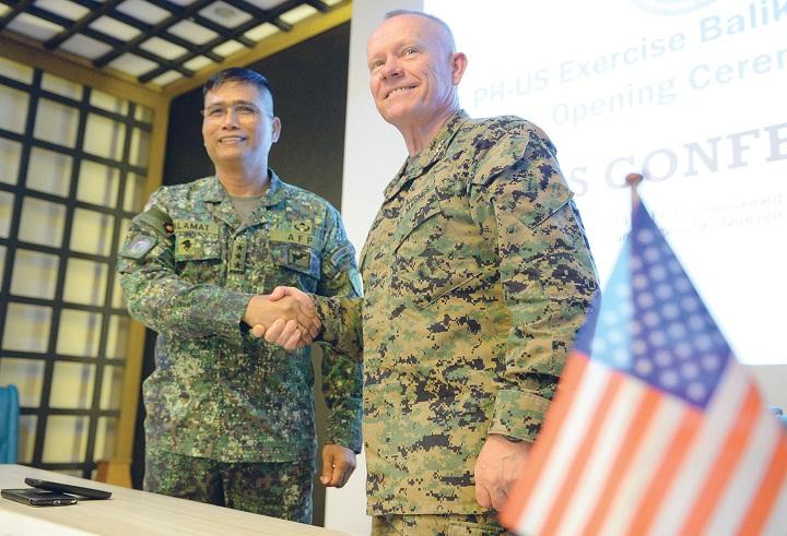 AS-Filipina Gelar Latihan Perang Gabungan