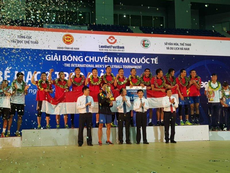 Timnas Voli Putra Juarai Turnamen di Vietnam
