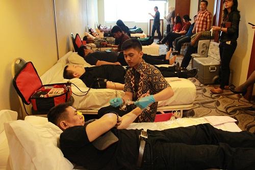 Donor Darah Bersama Millennium Hotel Sirih Jakarta