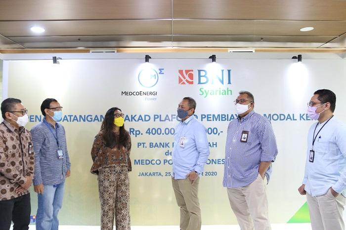 BNI Syariah Salurkan Pembiayaan Rp400 Miliar ke Medco Power Indonesia 