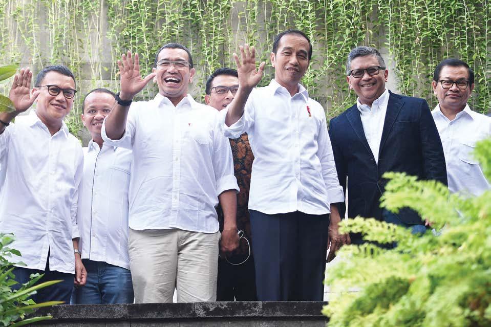 Jokowi: Tetap Bertemu meski TKN Bubar