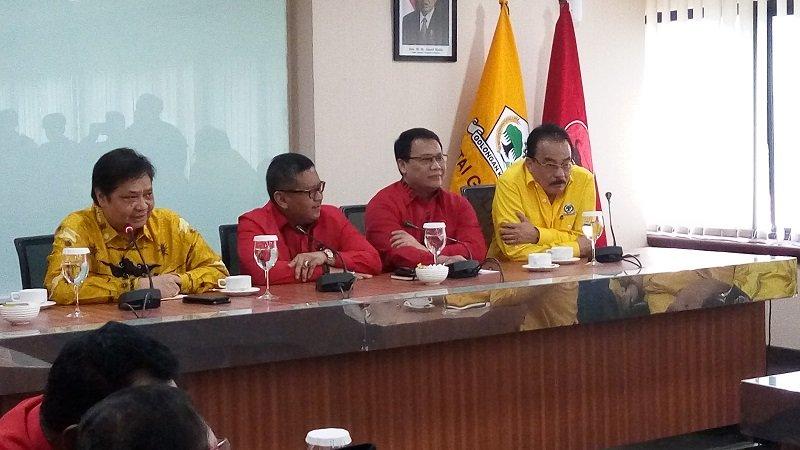 Golkar dan PDIP Bahas Pemenangan Jokowi di Pilpres 2019