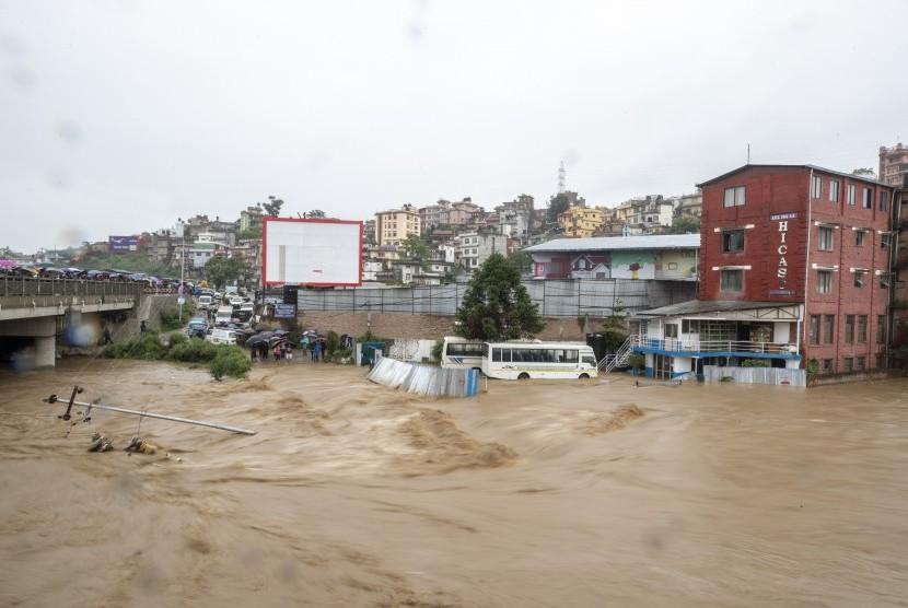 Banjir  di Nepal Tewaskan 23 Orang, Puluhan Orang Hilang