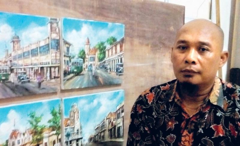 Lukisan Lanskap Surabaya Tempo 'Doeloe'