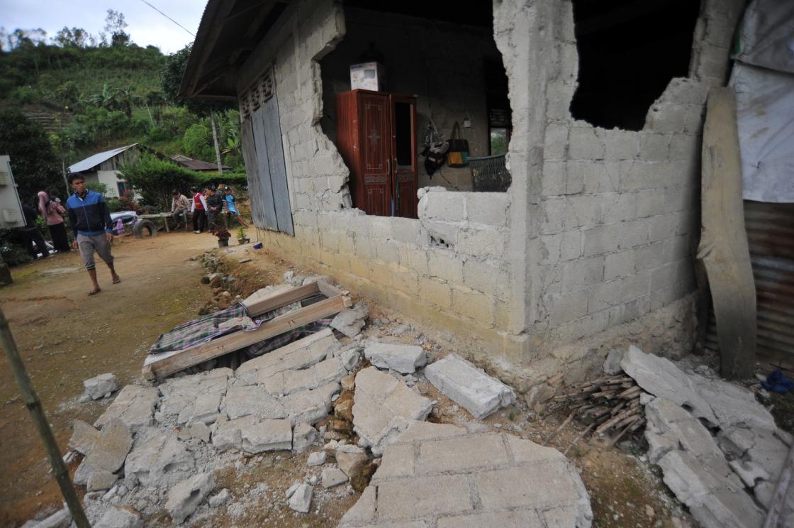 Kerusakan Gempa Solok