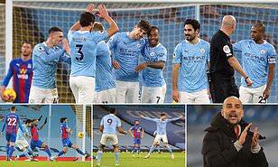 City Menang Telak 4-0 Atas Crystal Palace