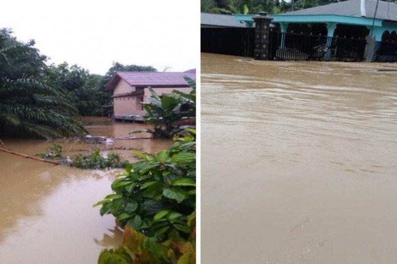 Sebanyak 1.078 Rumah di Langkat Terendam Banjir