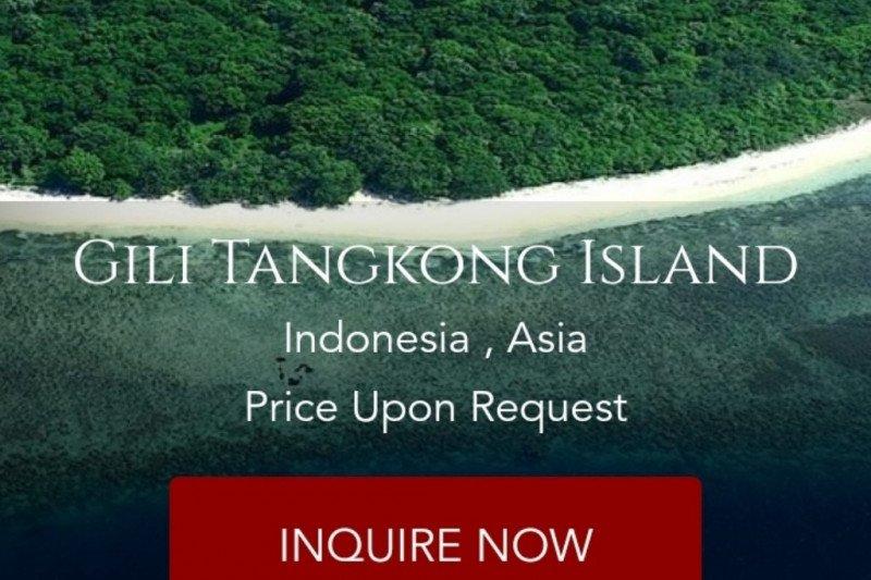 Gili Tangkong Lombok Dijual di Situs Online