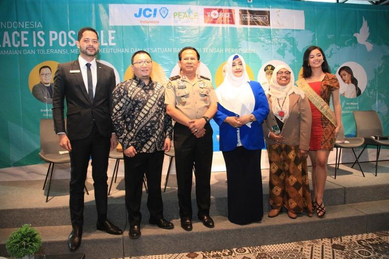 JCI Gandeng Miss Grand Indonesia Serukan Perdamaian