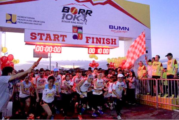 Ribuan Pelari Meriahkan Bogor Running Race BORR