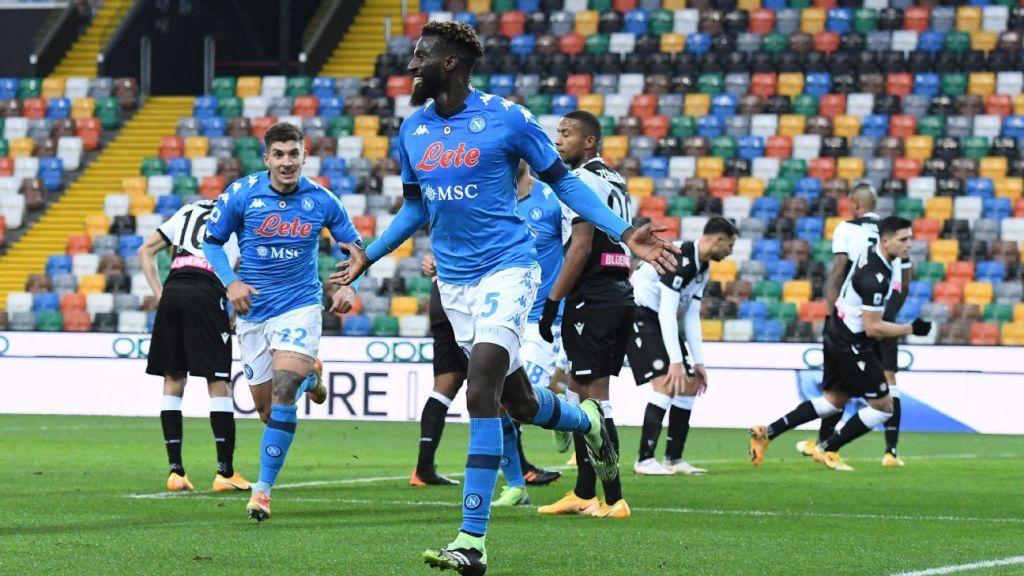 Bakayoko Bawa Napoli Tundukkan Udinese 2-1