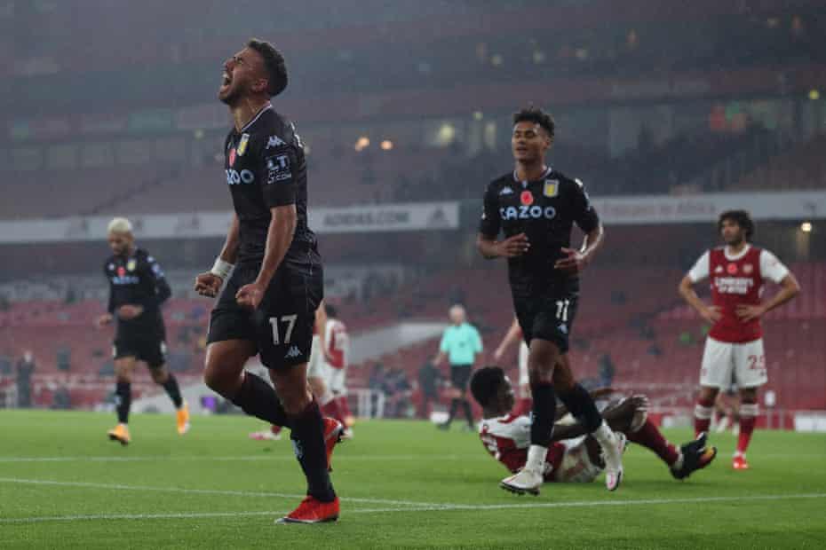 Aston Villa Tumbangkan Arsenal