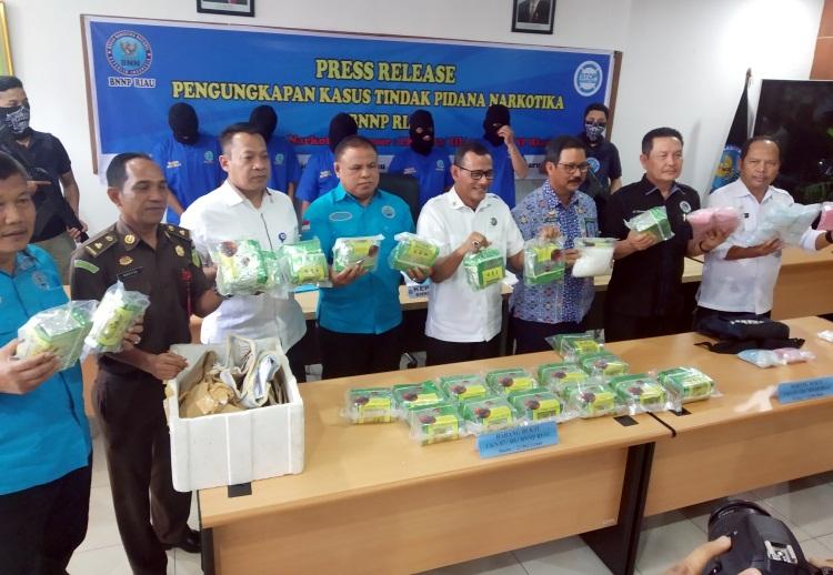 Penyelundupan 24 Kg Sabu Asal Malaysia Digagalkan
