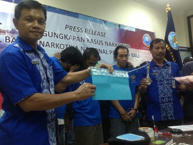 BNNP Bali Tangkap Gembong Pengedar Sabu