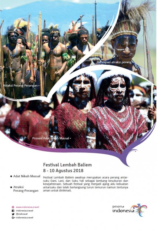 FESTIVAL LEMBAH BALIEM 2018AKAN BERLANGSUNG LEBIH MEGAH