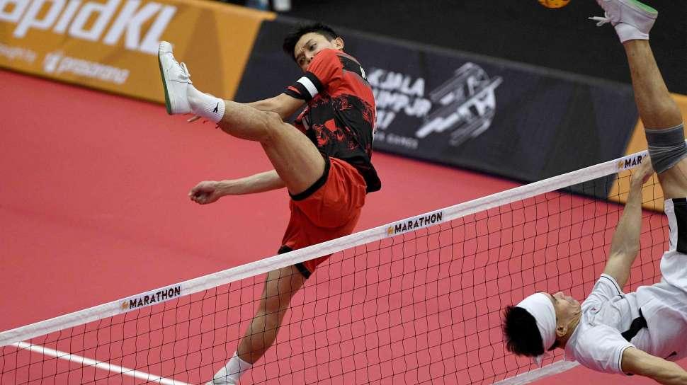 Timnas Sepak Takraw Takluk dari Thailand