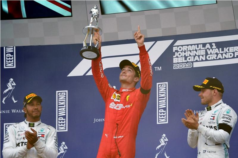 Leclerc Dedikasikan Kemenangan di GP Belgia untuk Hubert