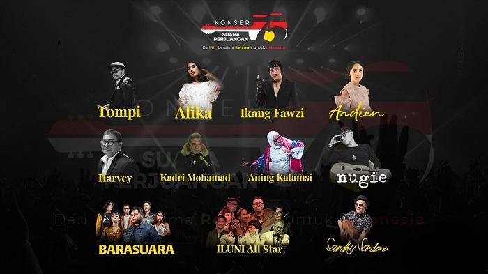  Konser 75 Suara Perjuangan dari UI, Bersama Relawan, untuk Indonesia