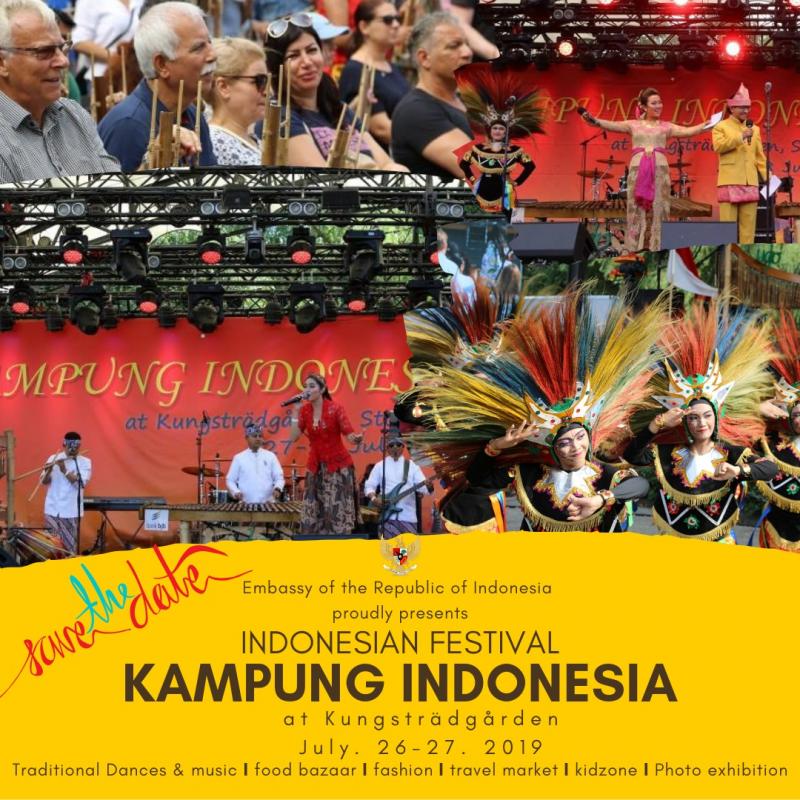 Festival Kampung Indonesia 2019 Digelar di Swedia