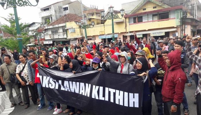 Warga Yogyakarta Tuntut Perda Pencegahan Klithih
