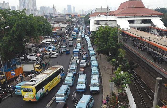 Parkir Liar Tanah Abang Ditertibkan