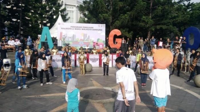 Pilwalkot Bandung Diresmikan pada Acara 'Car Free Day'