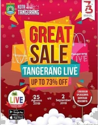 'Great Sale' Tangerang Gelar Diskon 73 Persen