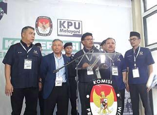 Nasdem Daftar ke KPU