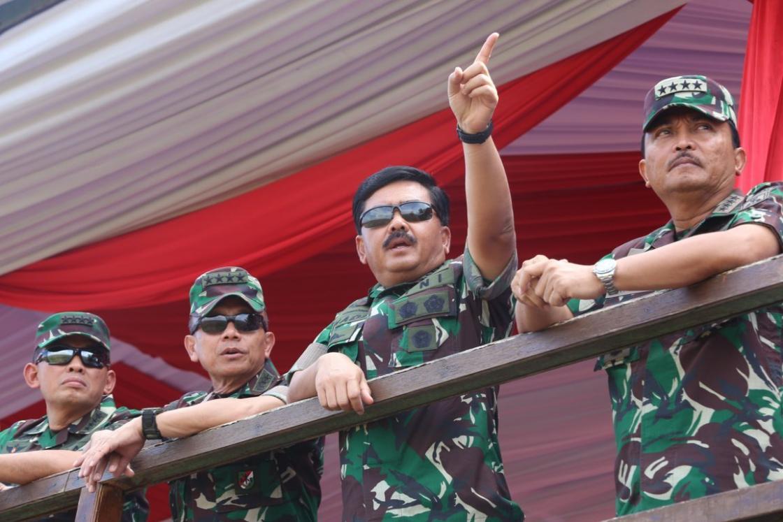 Latihan Bersama TNI Libatkan 1.427 Prajurit