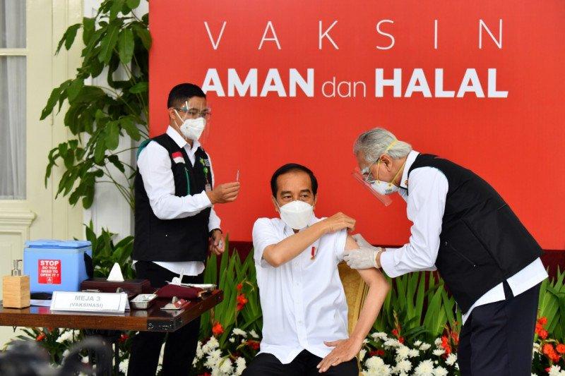 Jokowi : Vaksinasi Adalah 'Game Changer', Kunci yang Menentukan