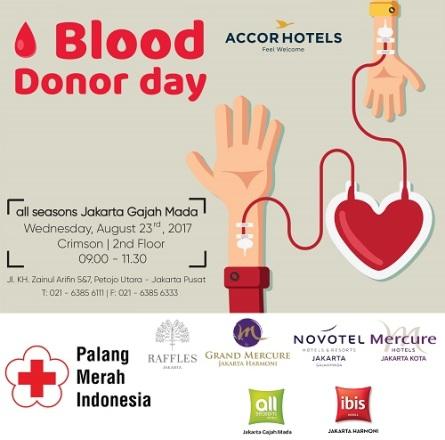 Donor Darah Bersama All Seasons Jakarta Gajah Mada