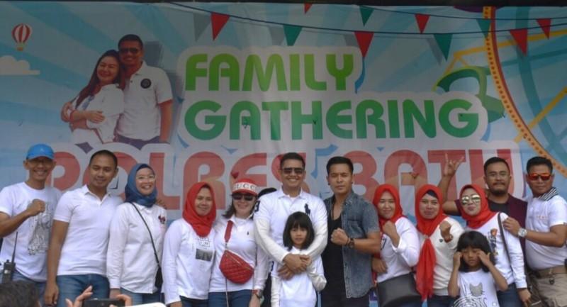 D'Bagindaz Meriahkan Acara Family Gathering Polres Batu