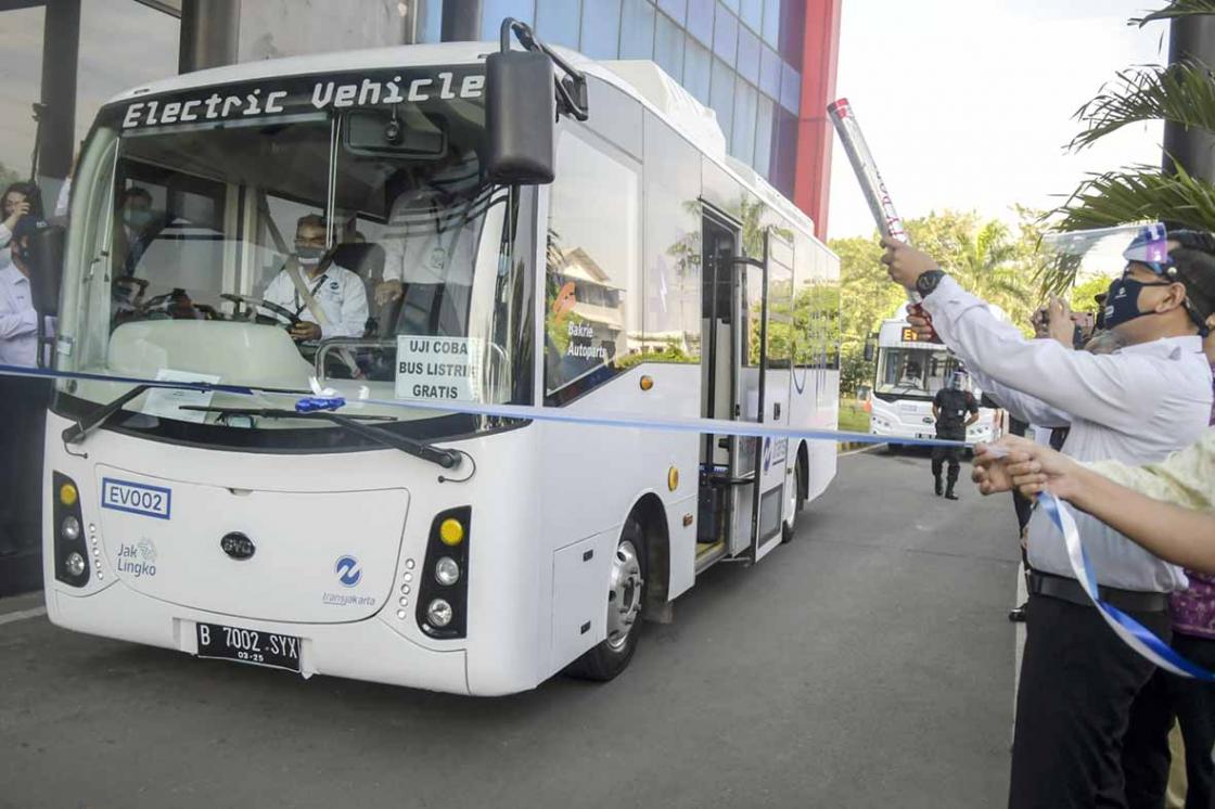 Hingga Akhir Tahun, 100 Bus Listrik Beroperasi di Ibu Kota