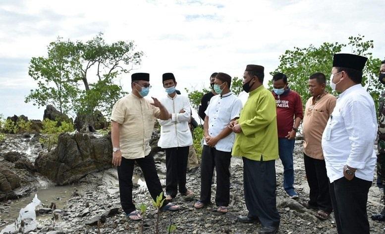 Gubernur Babel Tinjau Pengelolaan 25 Hektare Mangrove Batu Betumpang