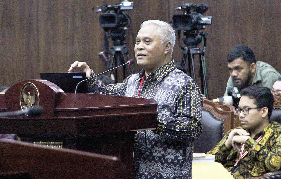 Hakim MK Nyatakan Situng KPU Bukan Hasil Resmi Pilpres