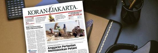 'Umur Milenial' Koran Jakarta