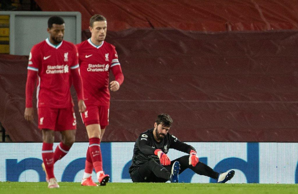 Alisson Dua Kali Blunder, City Runtuhkan Liverpool di Anfield