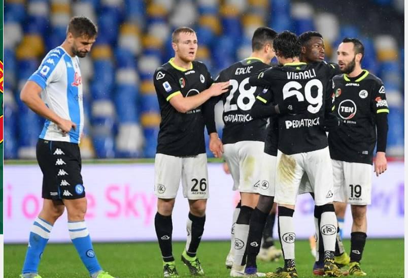 Spezia Permalukan Napoli 2-1 di Naples