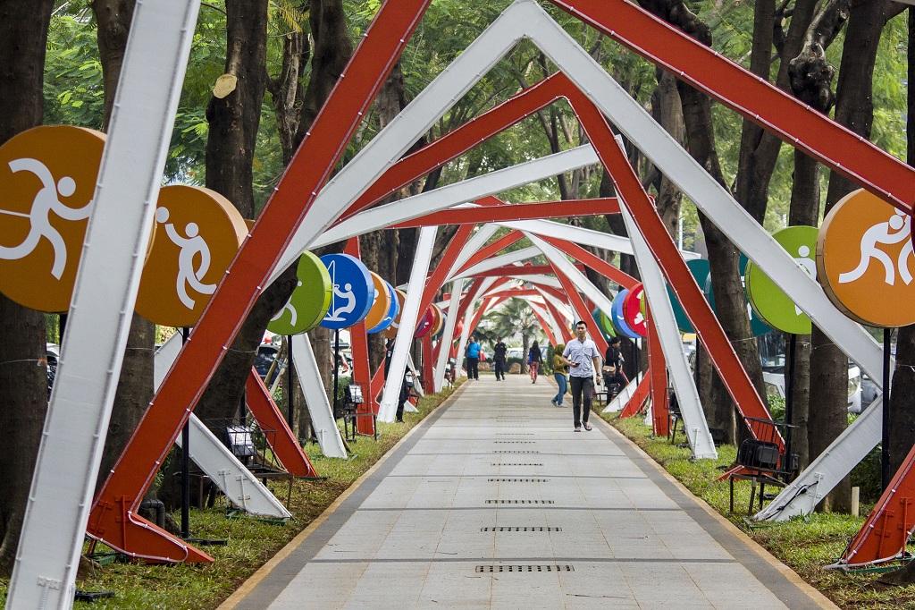 Pembangunan Trotoar Berjalan Sesuai Jadwal