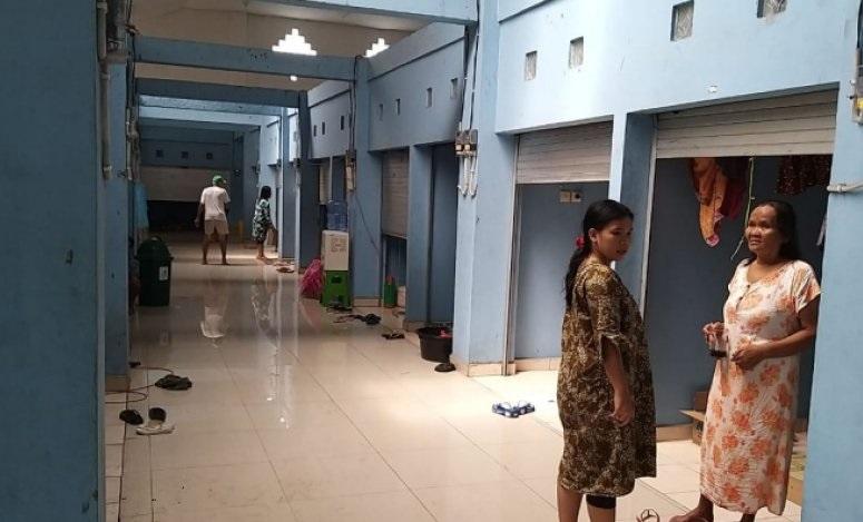 Terminal KM-6 Banjarmasin Jadi Tempat Pengungsi Korban Banjir