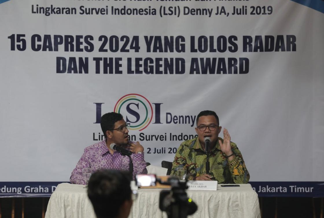 LSI Denny JA: 4 Gubernur Capres Potensial 2024