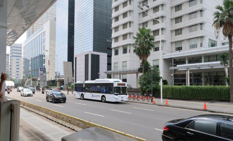  Transjakarta Belum Gandeng Bus Listrik Higer