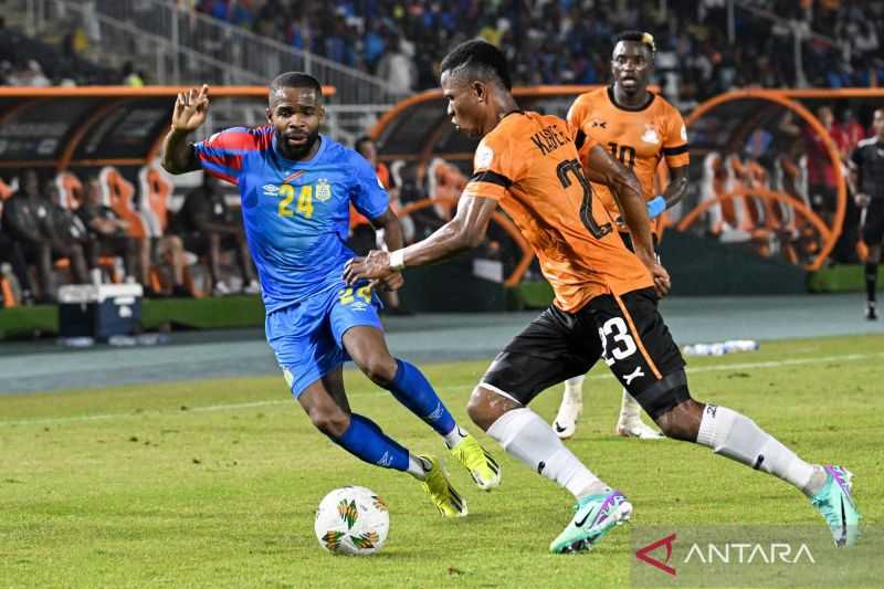 Piala Asia, Republik Demokratik Kongo Vs Zambia Bermain Imbang 1-1