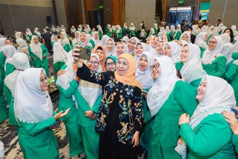 Pilkada Jatim, Khofifah Optimistis Fatayat NU Sukses di Tengah Tantangan Global