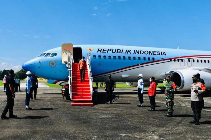 Plt Gubernur Sulsel Dampingi Presiden Jokowi Resmikan Infrastruktur